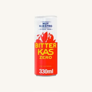 Bitter Kas Zero, Sugar-free and Alcohol-free Bitter Flavored Soda, can
