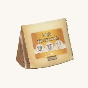 Hacendado Entrepinares Viejo Tostado (toasted aged) mixed milk cheese, wedge 375g