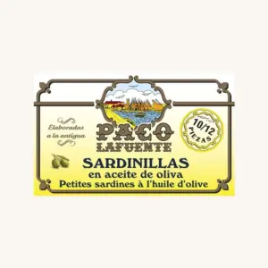 Paco Lafuente Sardinillas in olive oil 10-12 pieces